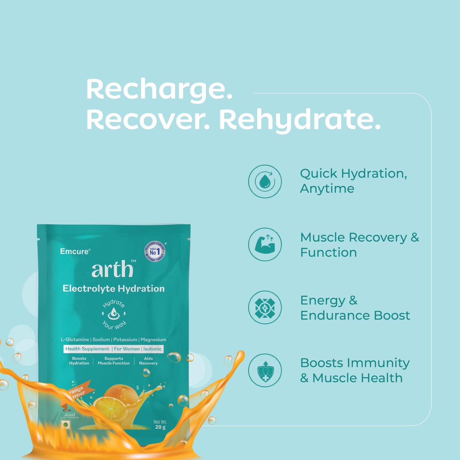 Electrolyte Hydration - Orange Flavor