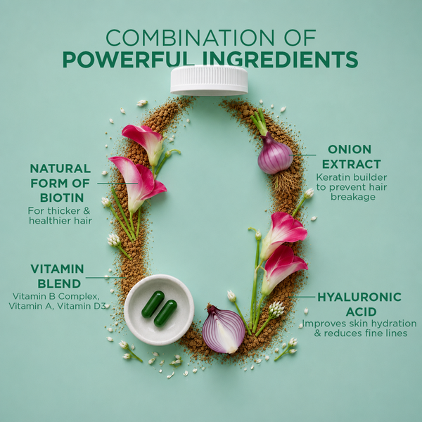 Hair, Nails & Skin Support (Biotin)