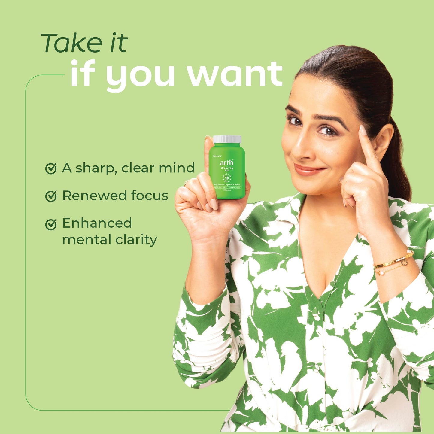 Brahmi Capsules (Exclusive Tote Bag Free)