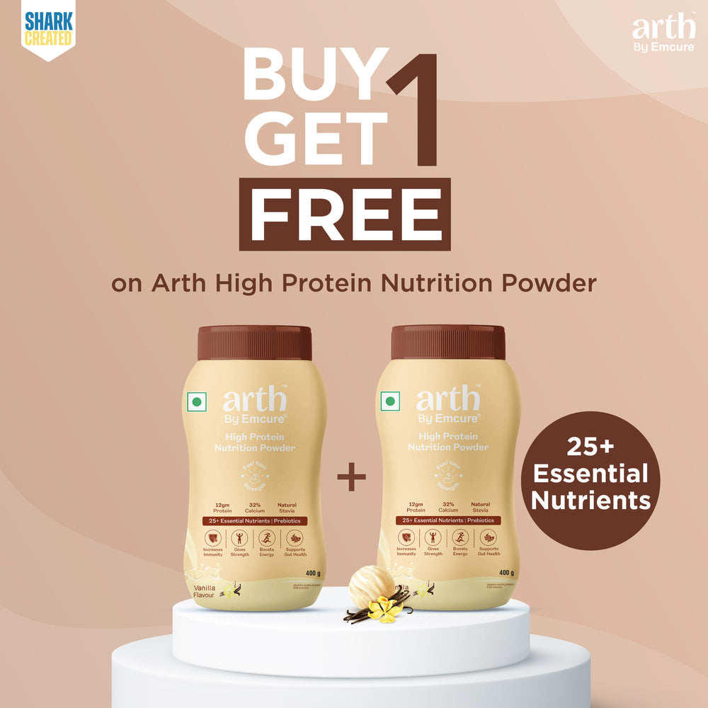 High protein Nutrition Powder (Vanilla) (Buy One Get One Offer)