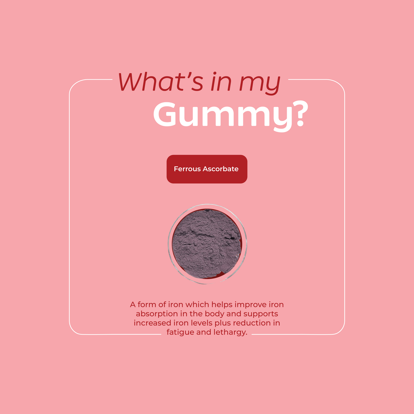Fatigue Support Iron Gummies (Exclusive Tote Bag Free)
