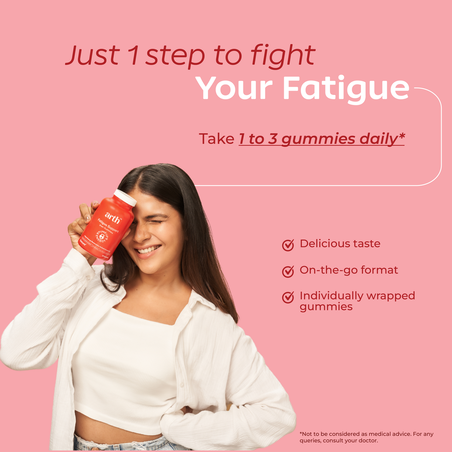 Fatigue Support Iron Gummies (Exclusive Tote Bag Free)