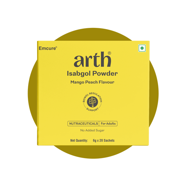 Arth Isabgol Powder - Mango Peach Flavour