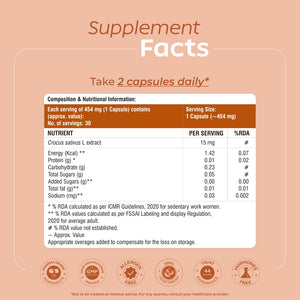 Saffron Capsule