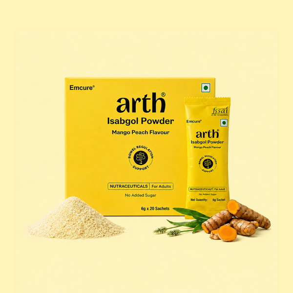 Arth Isabgol Powder - Mango Peach Flavour