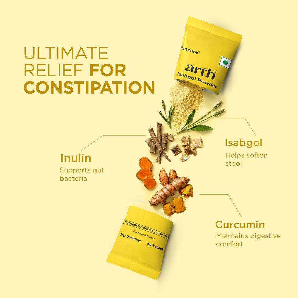 Arth Isabgol Powder - Mango Peach Flavour