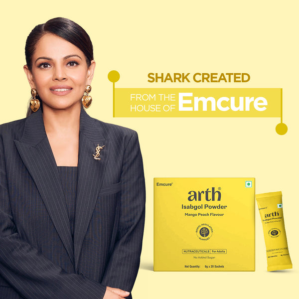 Arth Isabgol Powder - Mango Peach Flavour