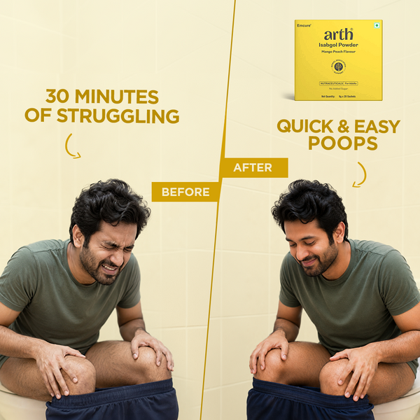 Arth Isabgol Powder - Mango Peach Flavour