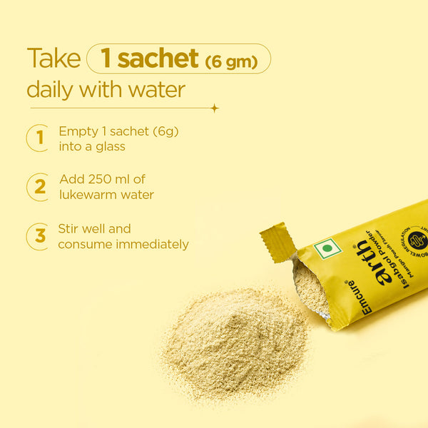 Arth Isabgol Powder - Mango Peach Flavour