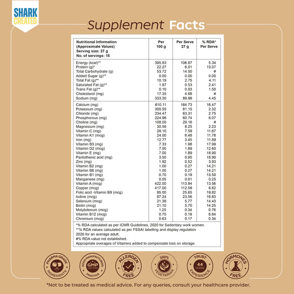 High protein Nutrition Powder (Vanilla)